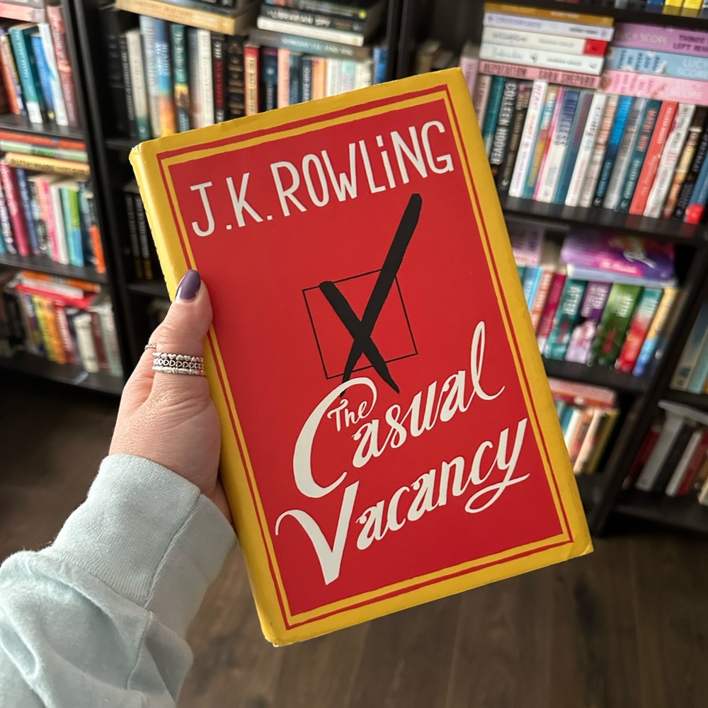 6/$30 The Casual Vacancy by JK Rowling Hardcover Fiction Book